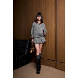 Thumbnail Set áo khoác bomber phối chân váy xếp ly CHARLOTTE - 𝐊𝐈𝐋𝐋 𝐒𝐘𝐒𝐓𝐄𝐌 3