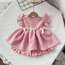 Thumbnail Set Bộ Áo Cánh Tiên Họa Tiết Quần Viền Bèo Cho Bé Gái Sơ Sinh 1 2 Tuổi MINTSCLOSET - GA2355 2