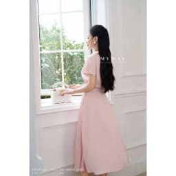 Thumbnail Set Bộ Áo Kiểu Chân Váy Xòe MY WAY Cổ Vest Bo Eo Cao Cấp 2MAB1484 - 2MCXB262 - HO0 2