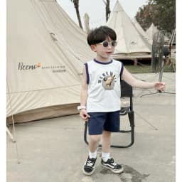 Thumbnail Set bộ ba lỗ Beemo in hình chú chó vải thun co giãn thoáng mát cho bé trai từ 9-24kg 5148BHB 1