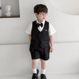 Thumbnail Set Bộ Gile Bé Trai Fbaby Kèm Áo Sơ Mi, Nơ Chất Liệu Cao Cấp Công Tử Mặc Sự Kiện Dự Tiệc Đi Chơi Phong Cách Hàn Quốc 2
