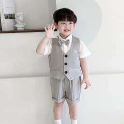 Thumbnail Set Bộ Gile Bé Trai Fbaby Kèm Áo Sơ Mi, Nơ Chất Liệu Cao Cấp Công Tử Mặc Sự Kiện Dự Tiệc Đi Chơi Phong Cách Hàn Quốc 3