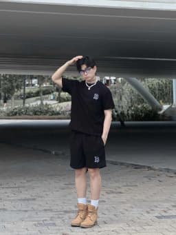 Thumbnail Set bộ quần áo nam mùa hè The Bad God Black B 3