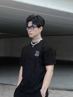 Thumbnail Set bộ quần áo nam mùa hè The Bad God Black B 4