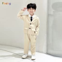 Thumbnail Set Bộ Vest Bé Trai Fbaby Kèm Áo Sơ Mi, Cavat Hàn Quốc Cao Cấp Phong Cách Mặc Sự Kiện Dự Tiệc Đi Chơi Lịch Sự 3