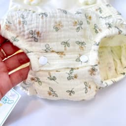 Thumbnail Set Body 2 Dây Họa Tiết Hoa Màu Kem Kèm Nón Cho Bé Gái Sơ Sinh Đến 2 Tuổi MINTSCLOSET - BS6422 4