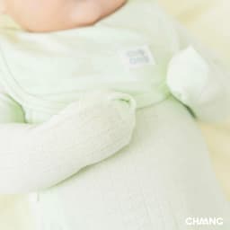 Thumbnail Set body dài cúc chéo liền tất tích hợp bao tay kèm mũ và yếm Bloom cho bé sơ sinh 3