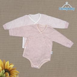Thumbnail Set bodysuit dài tay 2 món 100% Cotton cho bé ComfyBaby size từ 0-12 tháng hàng chính hãng 3