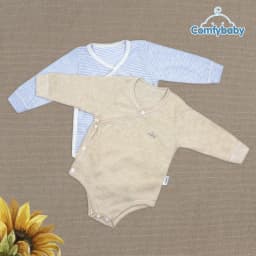 Thumbnail Set bodysuit dài tay 2 món 100% Cotton cho bé ComfyBaby size từ 0-12 tháng hàng chính hãng 4
