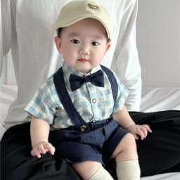 Thumbnail Set Công Tử Fbaby Thôi Nôi Đi Chơi Dự Tiệc Gồm 4 Chi Tiết Aó Chất Liệu Thô Đũi Phối Quần Kaki Cho Bé Trai 6-16kg 3