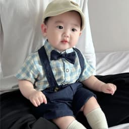 Thumbnail Set Công Tử Fbaby Thôi Nôi Đi Chơi Dự Tiệc Gồm 4 Chi Tiết Aó Chất Liệu Thô Đũi Phối Quần Kaki Cho Bé Trai 6-16kg 4