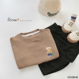 Thumbnail Set cotton in hình gấu cho bé Beemo Chất liệu cotton tăm co giãn thoáng khí B609 4