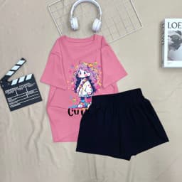 Thumbnail Set đồ nữ mùa hè - Đồ bộ nữ hình 'Cô Gái' có size cho cả mẹ và bè từ 15-65kg - LOZA BP359-SB359 4