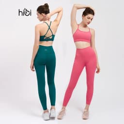 Thumbnail Set đồ tập Yoga Gym Hibi Sports H172 Kiểu 2 dây đan nơ, kèm mút ngực 1