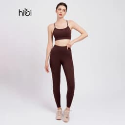 Thumbnail Set đồ tập Yoga Gym Hibi Sports H172 Kiểu 2 dây đan nơ, kèm mút ngực 3