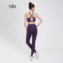 Thumbnail Set Đồ Tập Yoga Gym Hibi Sports H173 Kiểu Cổ Yếm Phối Khoen, Kèm Mút Ngực 4