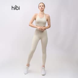 Thumbnail Set Đồ Tập Yoga Luxury Hibi Sports H138, Áo Bra Khoét Lưng Tam Giác, Kèm Mút Ngực 4