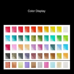 Thumbnail Set màu nước nghệ thuật làm móng SEAMIART 202 * 82 * 33mm 50 màu cơ bản với cọ sơn móng 3