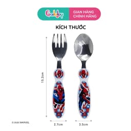 Thumbnail Set Muỗng, Thìa Nĩa Inox Disney Người Nhện Spiderman - Avenger - Frozen Cho Bé Ăn Dặm 2