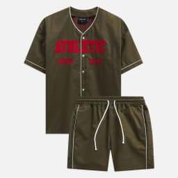 Thumbnail Set Nam Shirt Short Athletic Daily, Chất Vải Kaki Thoải Mái, SB0049, SOMEHOW 1