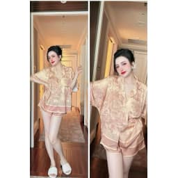 Thumbnail Set Ngủ Pijama Bộ Ngủ  Form Cánh Dơi Lụa Latin Có Túi Áo Cao Cấp P15 3