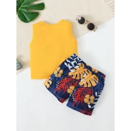Thumbnail Set đồ 2 món MIKRDOO gồm áo ba lỗ + quần ngắn thời trang mùa hè cho bé trai 0-2 tuổi 4