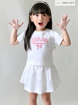 Thumbnail Set Đồ Bé Gái Form Rộng Thun Cotton Thoáng Mát (1-10 Tuổi) Baa Baby B-GC-SE06N 2