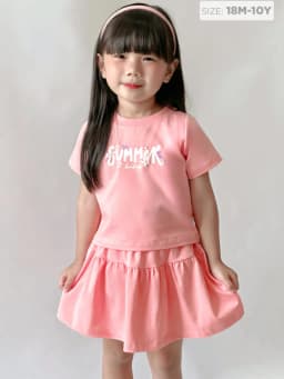 Thumbnail Set Đồ Bé Gái Form Rộng Thun Cotton Thoáng Mát (1-10 Tuổi) Baa Baby B-GC-SE06N 4