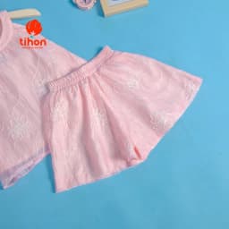 Thumbnail Set đồ bé gái TIHON cao cấp chất liệu tơ mềm mại thoáng mát cho bé SET0786093 3