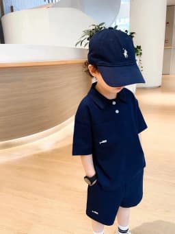 Thumbnail Set Đồ Bé Trai Áo Thun Polo bộ quần áo cho bé trai phong cách hàn quốc siêu đẹp Vải Cotton co giãn thoáng mát BT05.1 2