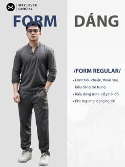 Thumbnail Set đồ bộ Đũi lụa Dài Tay Nam MK Chất vải đũi lụa mềm mịn set sơ mi quần đũi dài đi chơi đi biển 4
