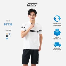 Thumbnail Set Đồ Nam AVIANO Polo Cộc Tay, Bộ Quần Áo Nam Mùa Hè Chất  Liệu Poly Coolmax Thoáng Khí 1