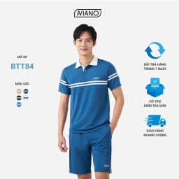 Thumbnail Set Đồ Nam AVIANO Polo Cộc Tay, Bộ Quần Áo Nam Mùa Hè Chất  Liệu Poly Coolmax Thoáng Khí 2