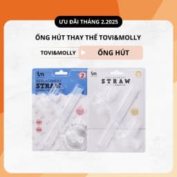 Thumbnail Set ống hút thẳng thay thế TOVI AND MOLLY 1