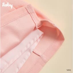 Thumbnail Set Polo bé gái ILABY áo crotop phối cổ kèm chân váy xẻ có lót chất liệu Waffle co dãn thấm hút mồ hôi [1492] 3