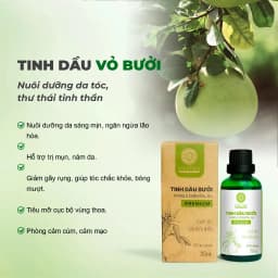 Thumbnail Set quà tặng phụ nữ "Phú Quý" - Dầu dừa ép lạnh, Tinh dầu bưởi Đất Việt, Lược gỗ đàn hương massage 4