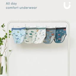 Thumbnail Set quần chip tam giác cotton organic cho bé trai Unifriend Hàn Quốc, Size 9-35kg 2