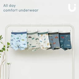 Thumbnail Set quần chip đùi cotton spandex cho bé trai Unifriend Hàn Quốc 2