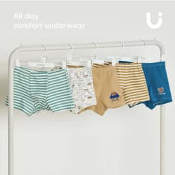 Thumbnail Set quần chip đùi cotton spandex cho bé trai Unifriend Hàn Quốc 4