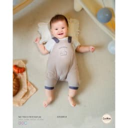 Thumbnail Set Sơ Sinh Cộc Tay COOKIE, Set Yếm In Hình Kèm Áo Cho Bé Từ 3 Đến 12 Tháng 2025 3