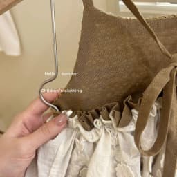 Thumbnail Set Váy 2 Dây Kèm Len Trùm Đầu Cho Bé Gái 1 2 3 4 5 Tuổi MINTSCLOSET Quảng Châu - GS1259 4