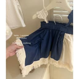Thumbnail Set Váy 2 Màu Kiểu Kèm Khăn Chùm Đầu Cho Bé Gái 1 2 3 4 5 Tuổi MINTSCLOSET Quảng Châu - GS1357 2
