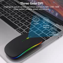 Thumbnail Sgalas Chuột Quang Không Dây 1000dpi 2.4ghz Bluetooth mouse 3