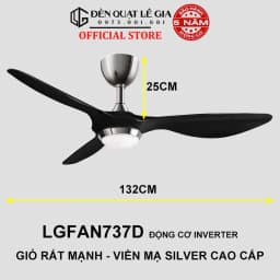 Thumbnail SIÊU SALE Top 5 Quạt Trần Gió Mạnh 2024 | Quạt Trần Phù Hợp Trần Từ 2.5m đến 4m | Bảo Hành Đến 5 Năm 1