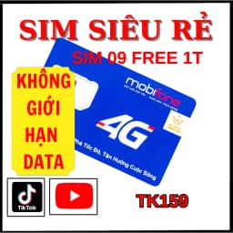 Thumbnail Sim 4G mobifone tk159, mxh100 10 tỷ gb xem you.tu.be, fa.book, tik.tok, đầu số 09 3