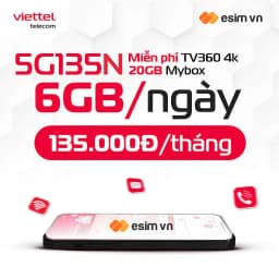 Thumbnail Sim 4G Viettel SD70 - SD90 - SD125Z - SD135 Data 6GB/Ngày -180GB/Tháng Tốc Độ Cao MAX Băng Thông Toàn Quốc. Từ 70K/Tháng 1
