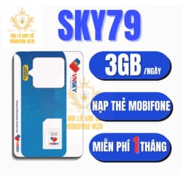Thumbnail Sim 4G VNSKY MobiFone SKY69D - SKY79 - SKY89C SẴN GÓI 1 THÁNG - 3GB/NGÀY - MIỄN PHÍ GỌI MAXDATA 2