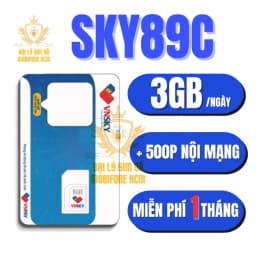 Thumbnail Sim 4G VNSKY MobiFone SKY69D - SKY79 - SKY89C SẴN GÓI 1 THÁNG - 3GB/NGÀY - MIỄN PHÍ GỌI MAXDATA 3