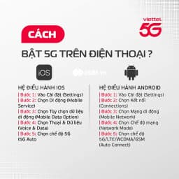 Thumbnail SIM 5G VIETTEL 12T5G150 Data 6GB/Ngày - 180GB/Tháng. Trọn Gói Tốc Độ Cao 5G MAX Băng Thông Dùng Toàn Quốc 3