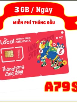Thumbnail Sim Local Mobifone 0đ - A69 - A79 - A119 Dùng 4G MAX DATA, Gọi FREE, Đăng Ký Được Gói Dài Kỳ 1